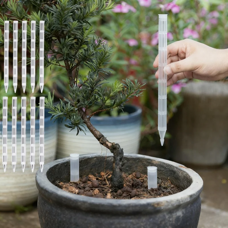 

Pot Soil Ventilation Pipe, Breathable Pipe, Pot Soil Breathable Flowerpot Bottom, Extended Soil Flower Fertilization Pipe