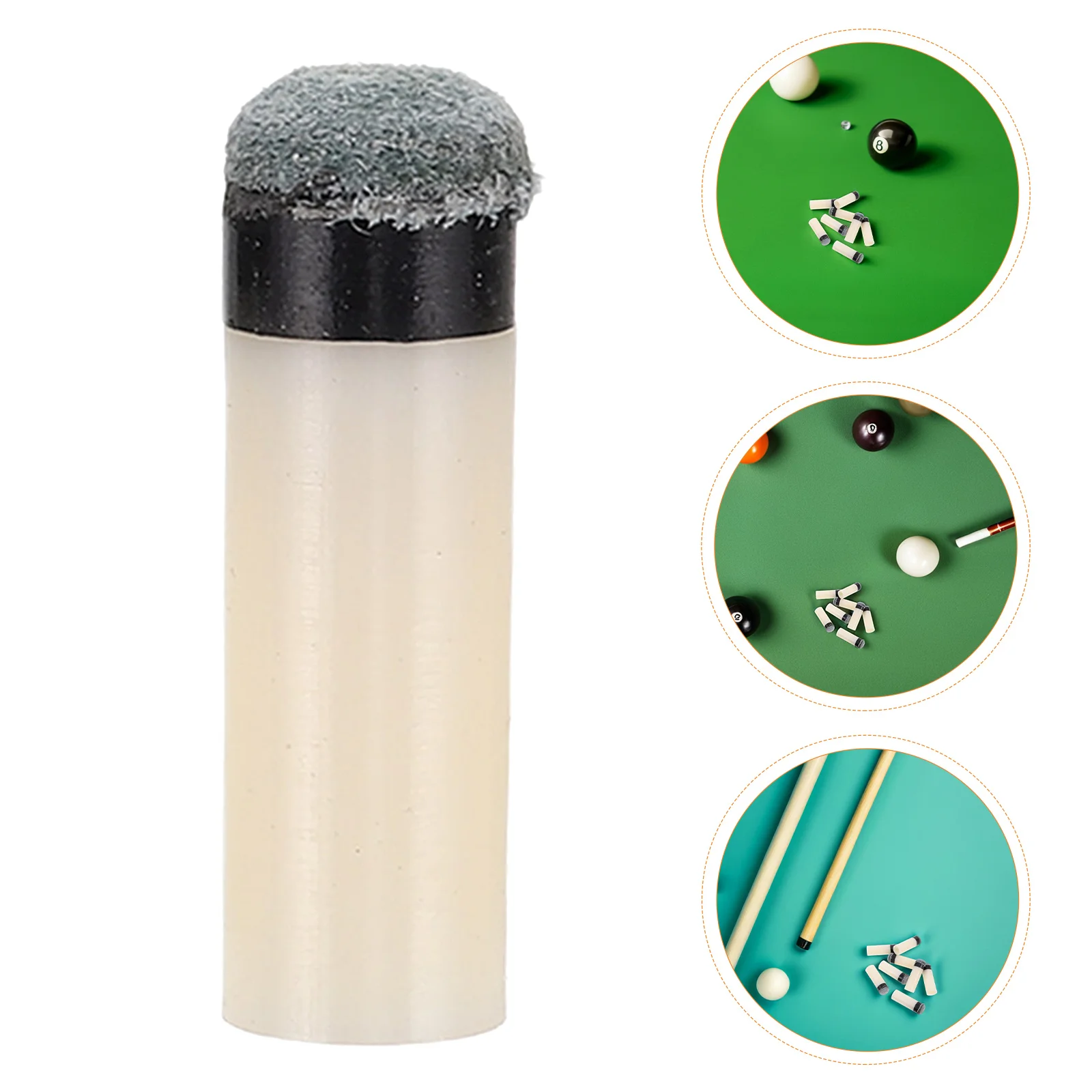 

12Pcs Pool Cue Tips Screw on Replacement 11Mm Easy Install Billiard Cue Stick Repair Kit Recreation Supplies Snooker Supplies