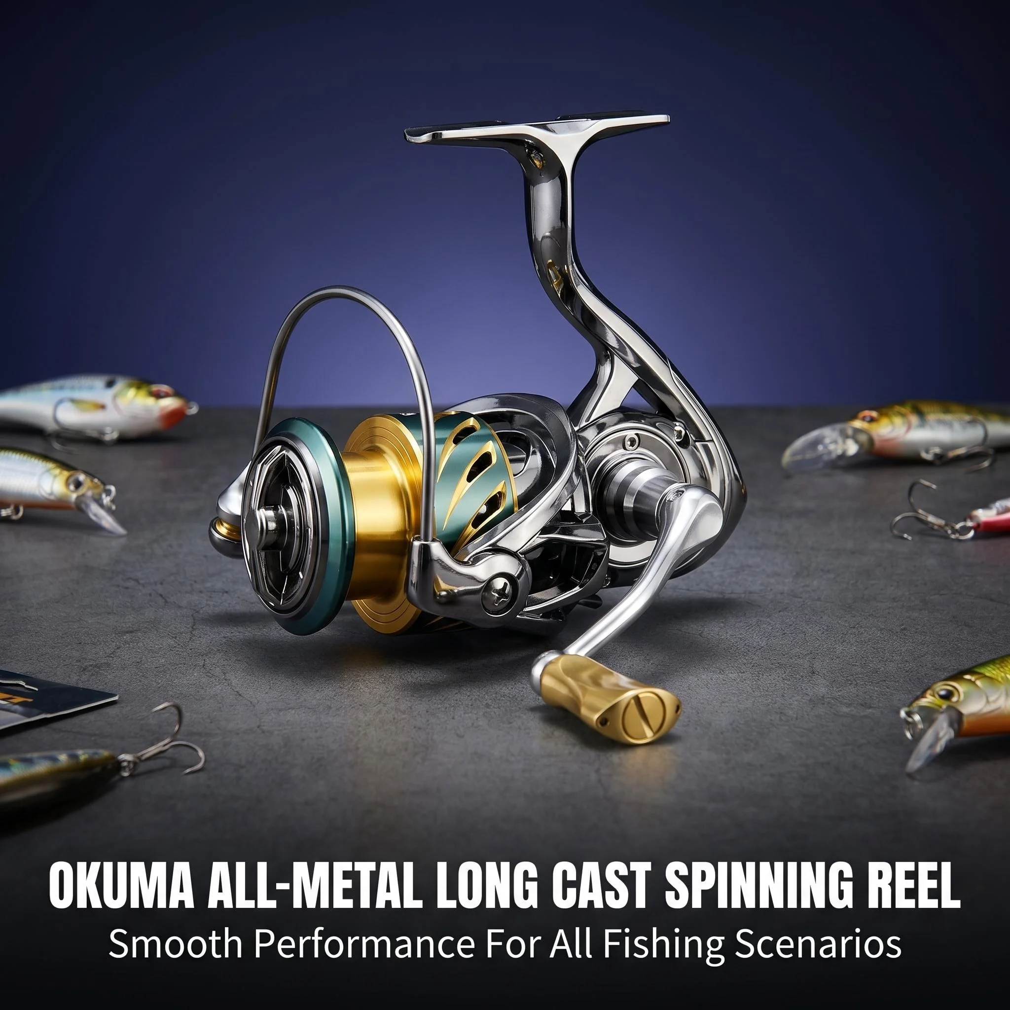 OKUMA 1000-7000 All-Metal Spin - огляд і ціна Developing Tank Reel