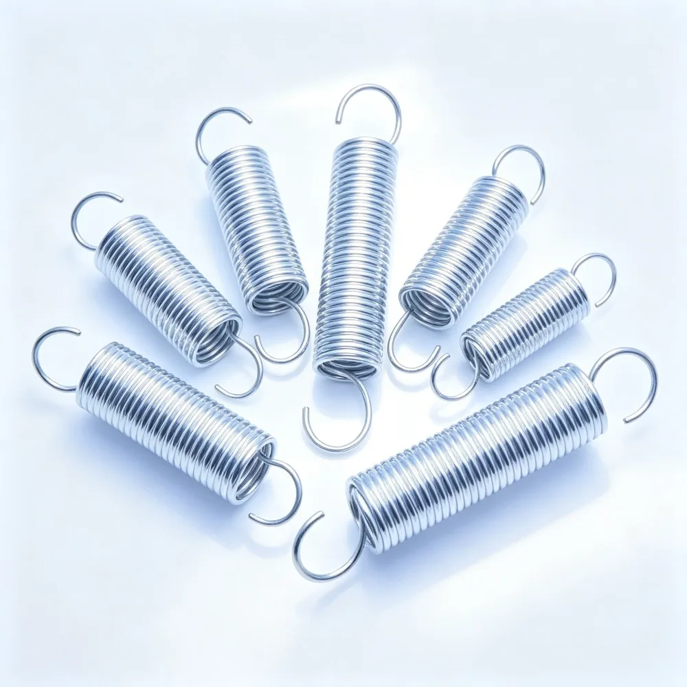 Anti‑Rust Galvanized Coil Tension Extension Spring 1.4mm Wire Diameter S‑Hook Pull‑Back Draught Spring OD 11‑16mm