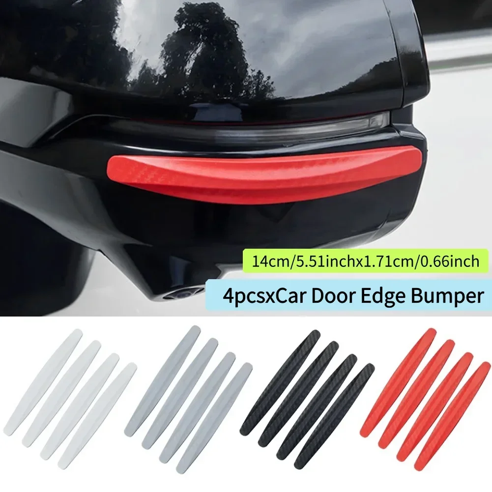 

4/6PCS Anti Collision Car Bumper Guard Strip Car Sticker Door Edge Guards Trim Molding Protection Strip Scratch Protector Crash