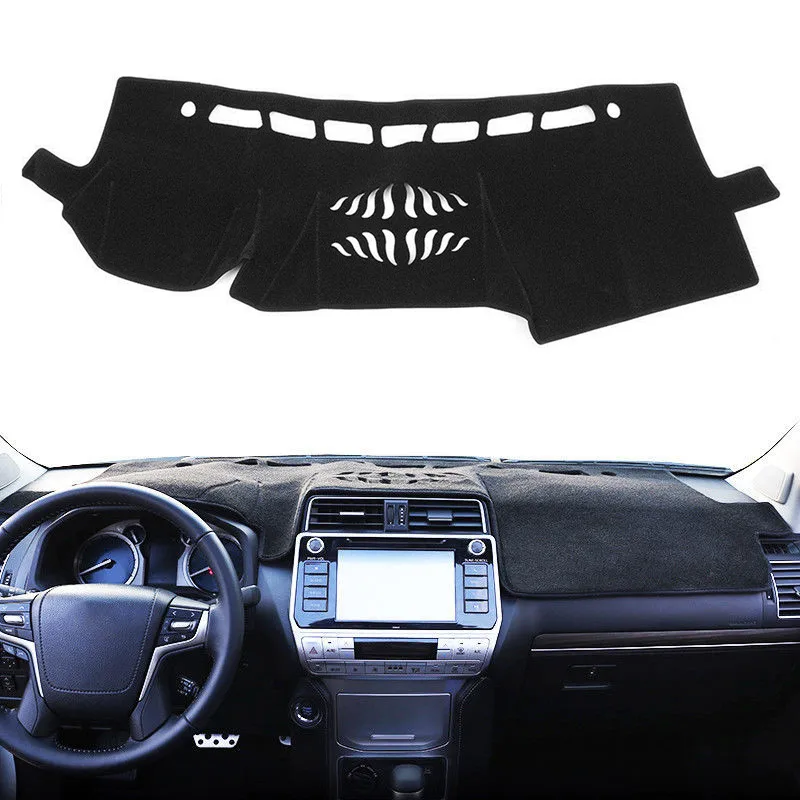 

Car Dashboard Cover Mat Sunshield Pad Instrument Protector Carpet For Toyota Land Cruiser Prado FJ150 2010-2019 2020 Accessories