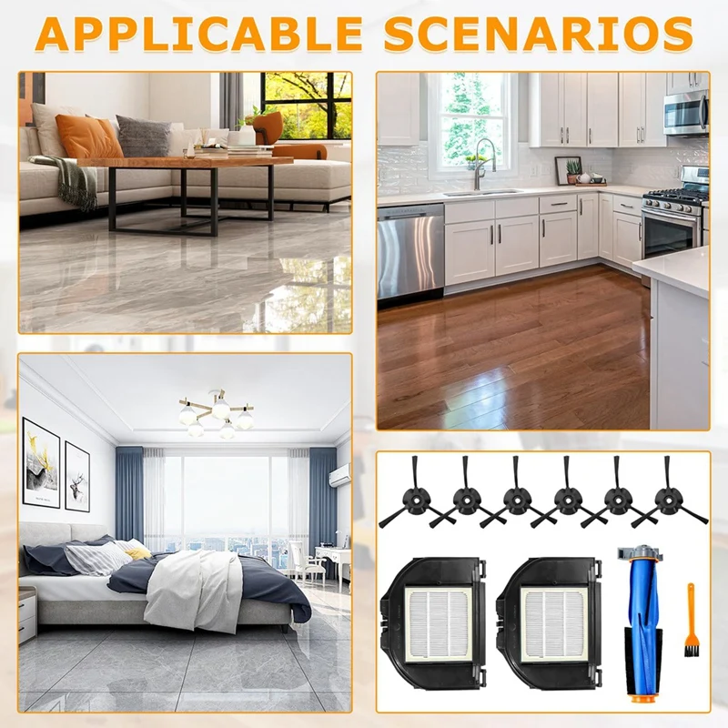 Zestaw akcesoriów do odkurzacza robota Matrix RV2310 RV2310AE AV2310 AV2310AE RV2300 RV2300S RV2320S UR2350AE