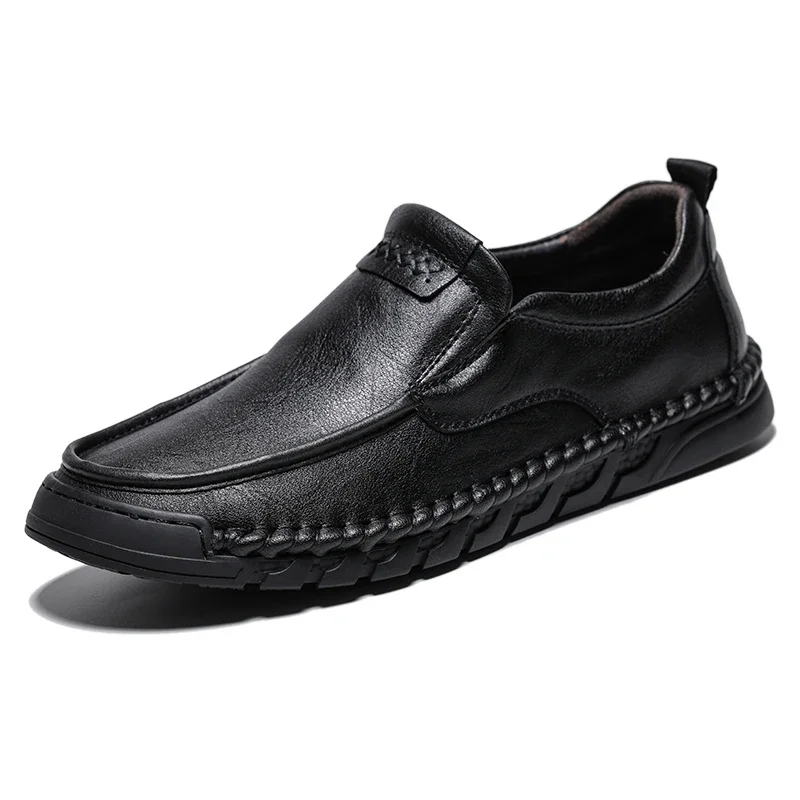 

Men's Genuine Leather Hand-stitched Casual Leather Shoes