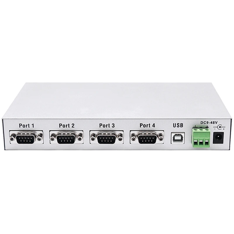 UOTEK USB to RS-232 Converter 4 Ports RS232 Conversion Adapter USB2.0 Serial 9-Pin COM DB9 Connector ESD UT-860