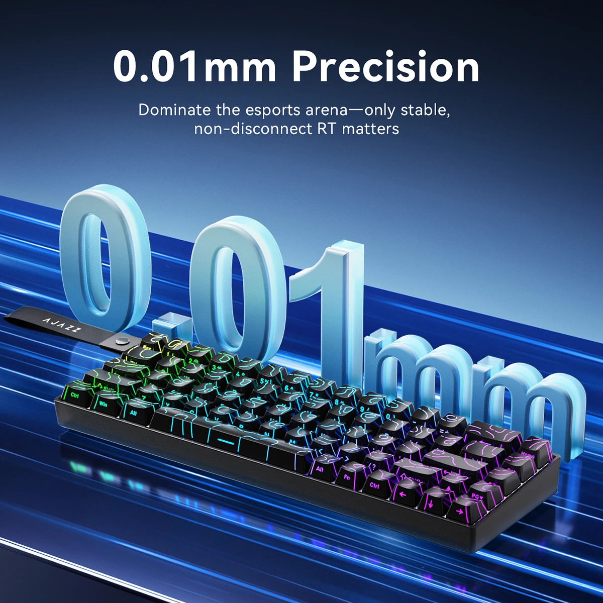 AJAZZ AK680 V2 E-sports Magnetic Switch Keyboard HE Hall Effect