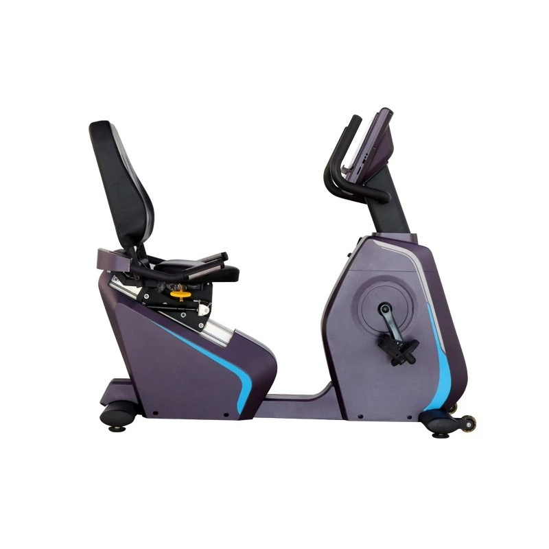Gym Commercial Recumbent Fitness Bike Magnetic Trainer Aerobic Gear for Leg Muscle Building Lower Body Strength Cardio Practice