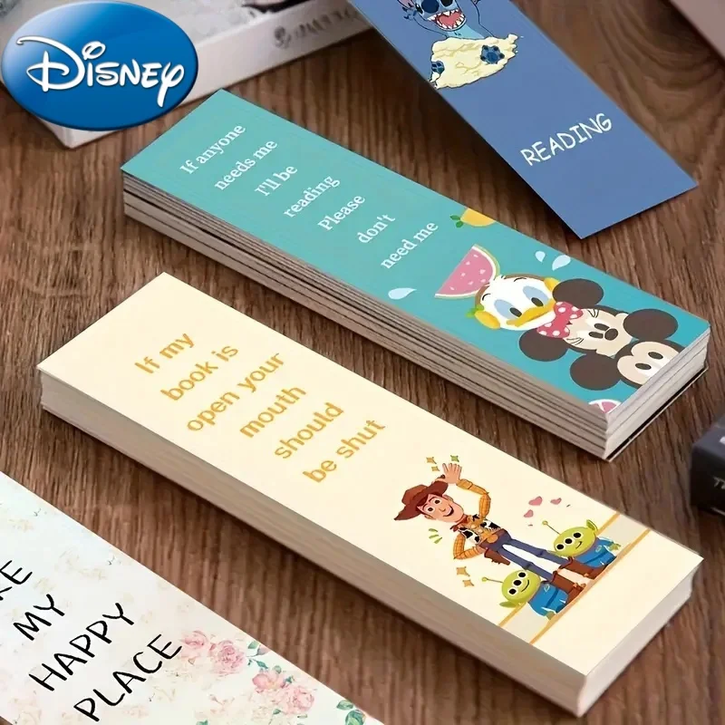 30pcs Disney Family Stitch Creative Mickey Bookmark Book Lover Disney Stitch Book Mark Supplies Gifts for Women Men Fans