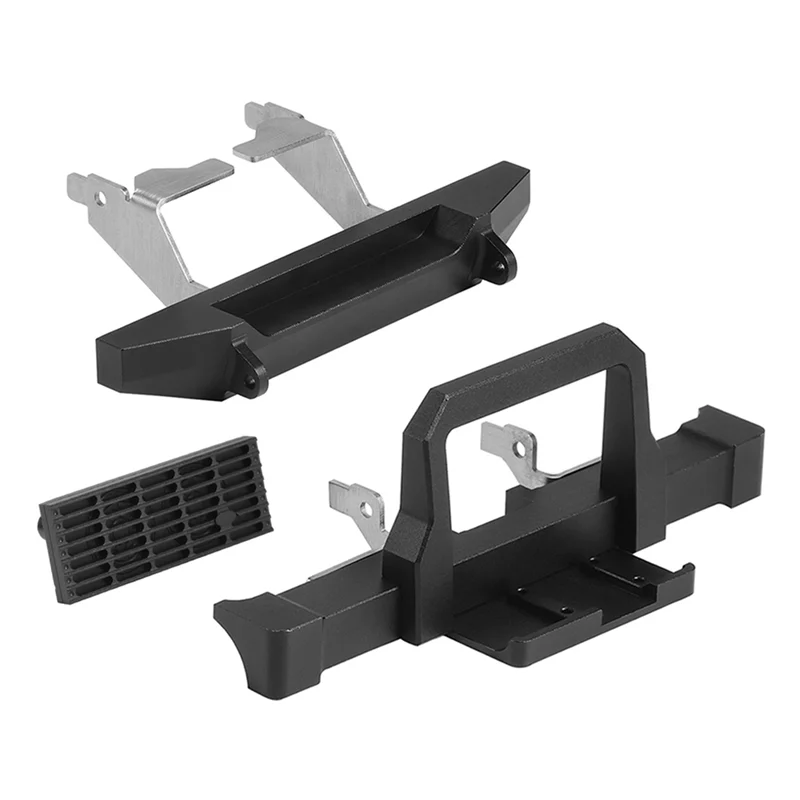 Metal Front and Rear Bumper with Front Grill for TRX4M TRX-4M 1/18 RC Crawler Car Upgrade Parts OP Accessories