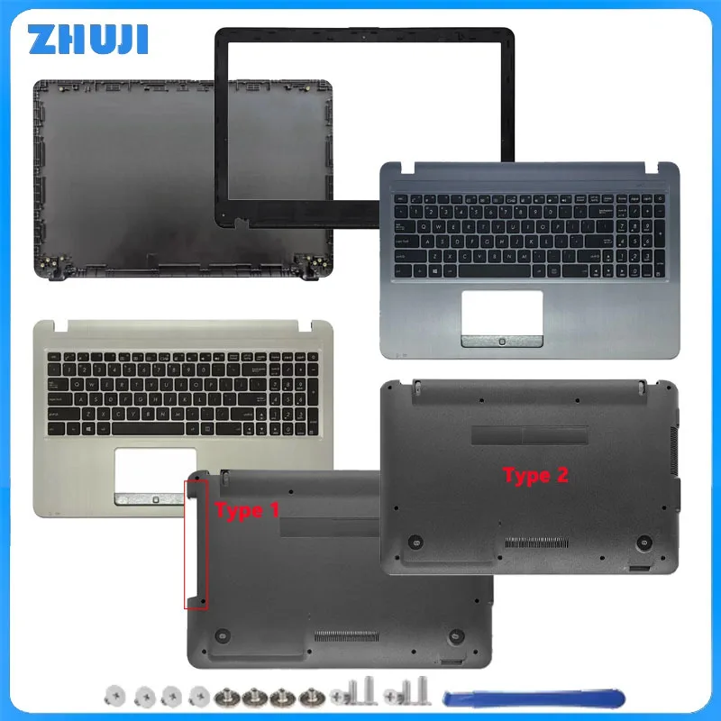 

For X540L X540LA X540LJ X540S X540SA X540SC Repalce Cover LCD Back Cover Front Bezel Hinges Palmrest Top Bottom Case