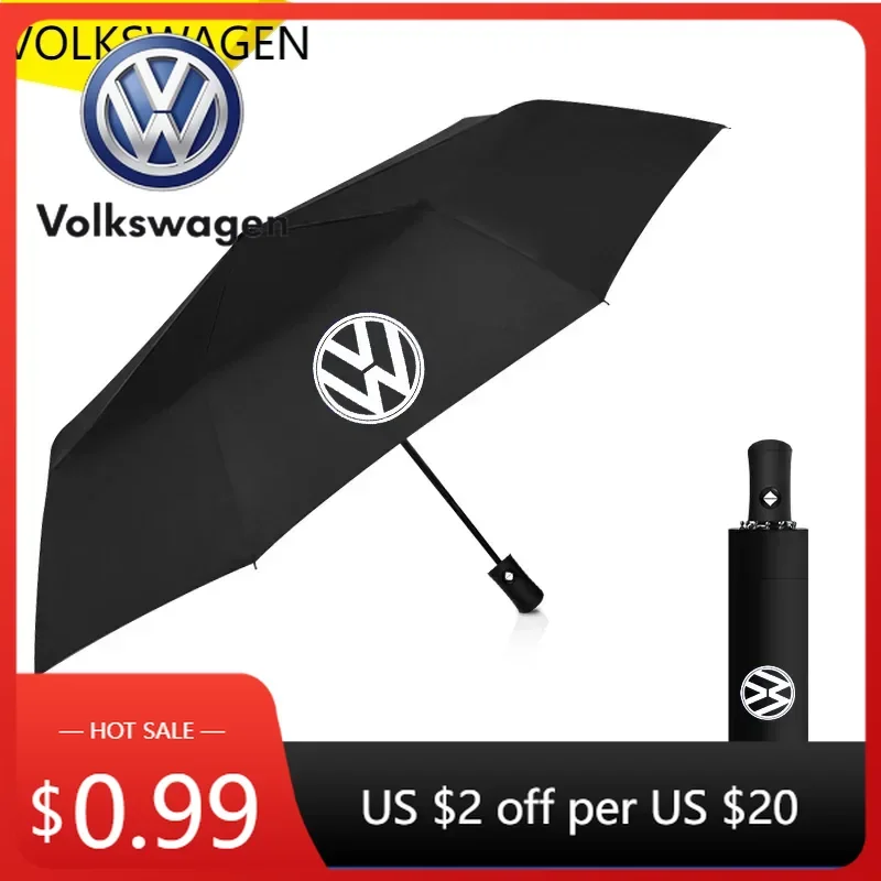 

Автоматический складной зонт для автомобилей Volkswagen VW 2025: аксессуары для стайлинга для VW Polo, Volkswagen MK5, MK6, CC, Golf 4