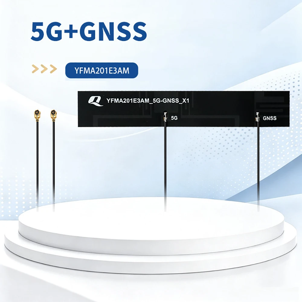 Quectel YFMA201E3AM 5G GNSS 2-in-1 Adhesive Mount FPC+Cable Ultra-wide-band Combo Embedded Antenna GPS Galileo BDS Glonass QZSS