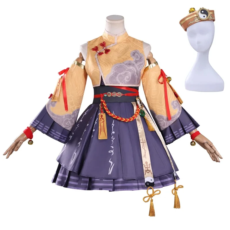 

Game Supernatural Action Team Cosplay Costume LiLi Lost Zombie Bao Chinese-style Lolita Wig Set Comic Con for Women Hallow yy:89