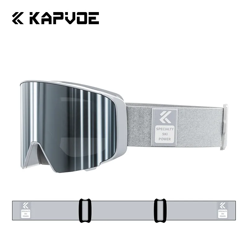 KAPVOE Ski Goggles Woman men Snow Glasses Anti-fog Skiing Eyewear Snowmobile Snowboard Outdoor Skiing Winter Sports Accessories