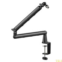 Y5LA Adjustable Low Profile Desk Microphones Boom Arm Stand for Blue Yet Mics