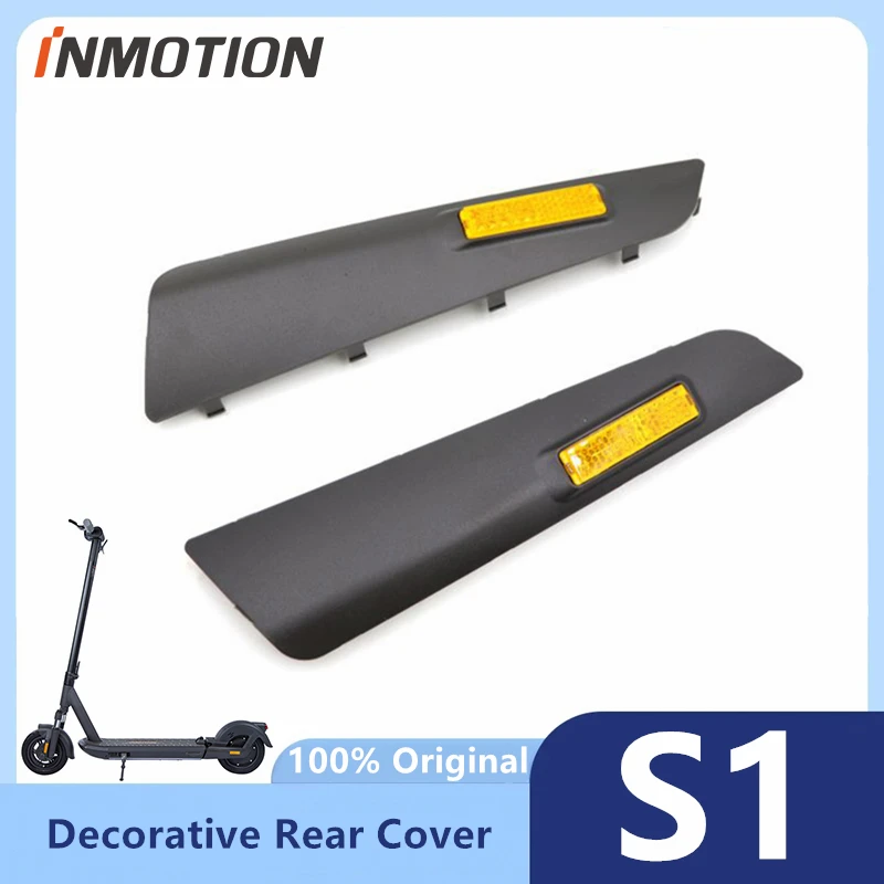 Original INMOTION L9 S1 Smart Electric Scooter Decorative Rear Cover Parts With Reflector Kickscooter Accessories