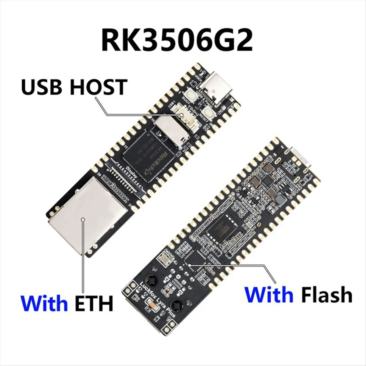 DT82-For Plus Linux Development Board RK3506G2 Rockchip Linux Board 10/100M Network Port for MIPI Display A