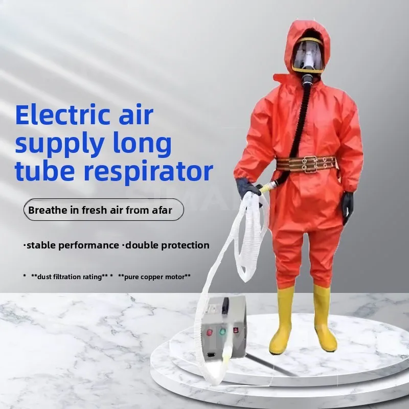 Electric Long Tube Supplied Air Res pirator Multiperson Forced Air for Rescue Industrial
