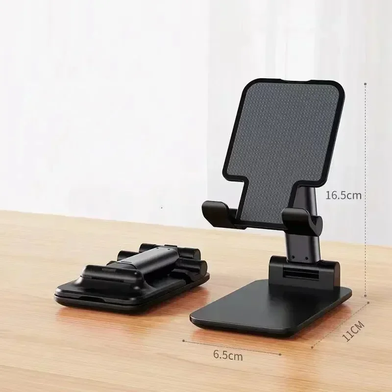 

Flexible Foldable Phone Tablet Holder - Adjustable Desktop Stand for All Devices Ideal for Live Streaming Lazy Use