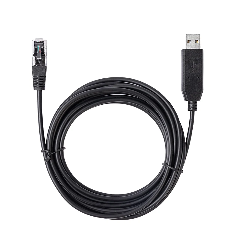 10ชิ้น/ล็อต0.5M ที่กำหนดเอง PINOUT FTDI FT232RL USB RS485 To RJ45 8P8C Serial Communication Cable