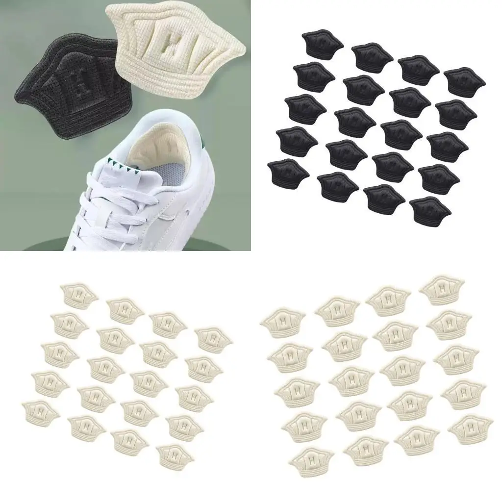 

R6FE 10Pairs Self-Adhesives Inside Shoe Patches Back of Heel Cushions Inserts Feet Pad
