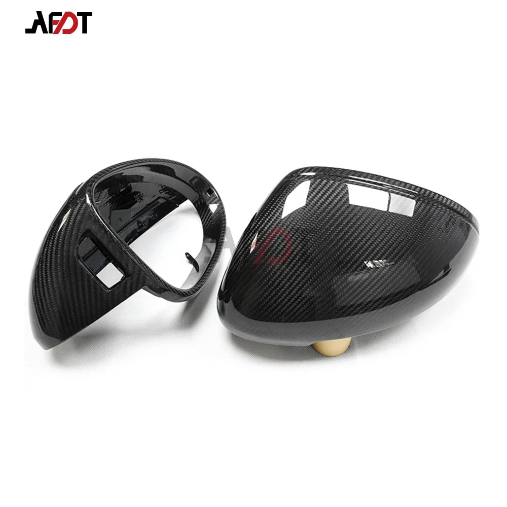 

Replacement Carbon Fiber Car Side Rearview Mirror Cover Trim Exterior Wing Rear Mirror Caps Shell for 2014-2023 Porsche Macan