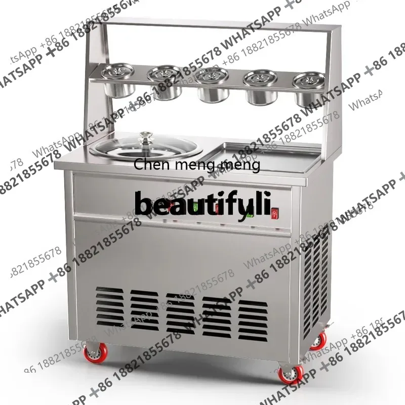Fully Automatic Single Pot Ice Cream Fryer Ice Cream Ball Fruit Juice Refreshing Ice Cream Fryer MachineX