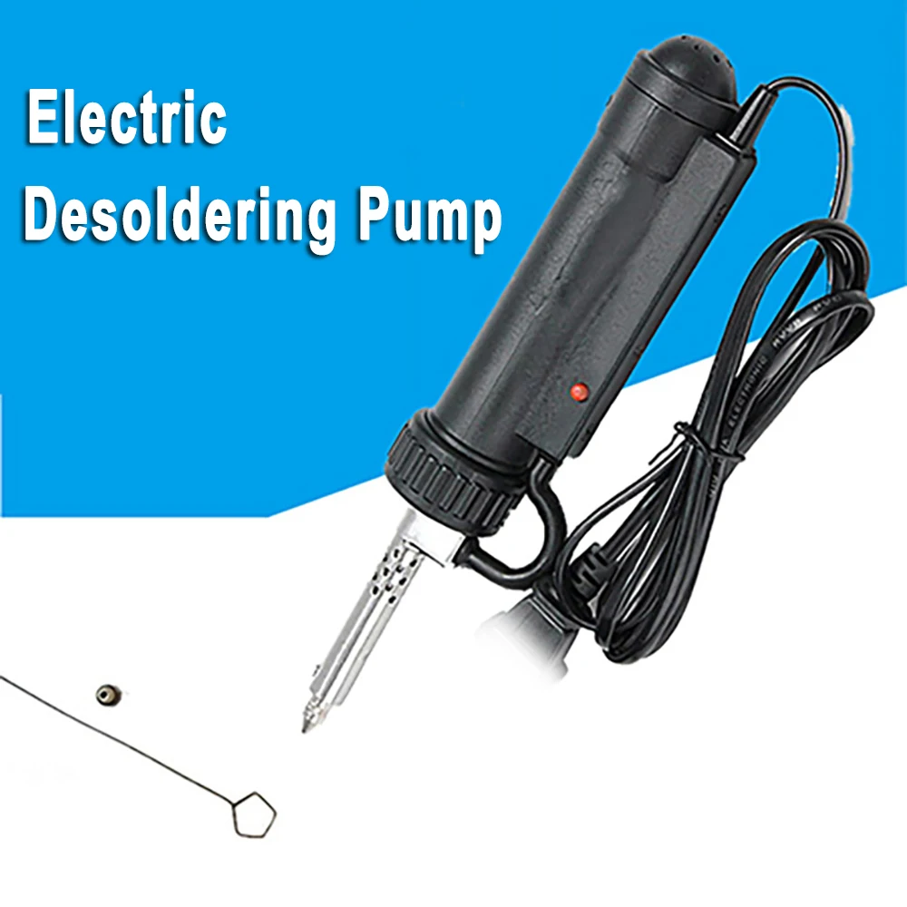 Electric Desoldering Pump Suck Tin Machine Electronic Heat Welding Soldering Tools for Removing Tin Circuit Board Components