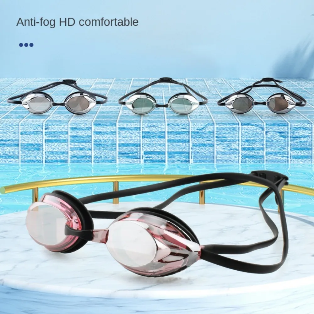 Durable Antifog Swimming Goggles HD Elastic Swim Eyewear Waterproof Swimming Eyeglasses Unisex