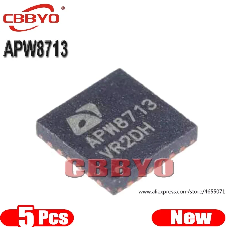 (5piece)100% New APW8713QBI-TRG APW8713QBI APW8713 QFN-23 Chipset