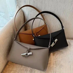 2024 new Longxiang luxury top design women's bag versatile hobo tote one-shoulder underarm bag