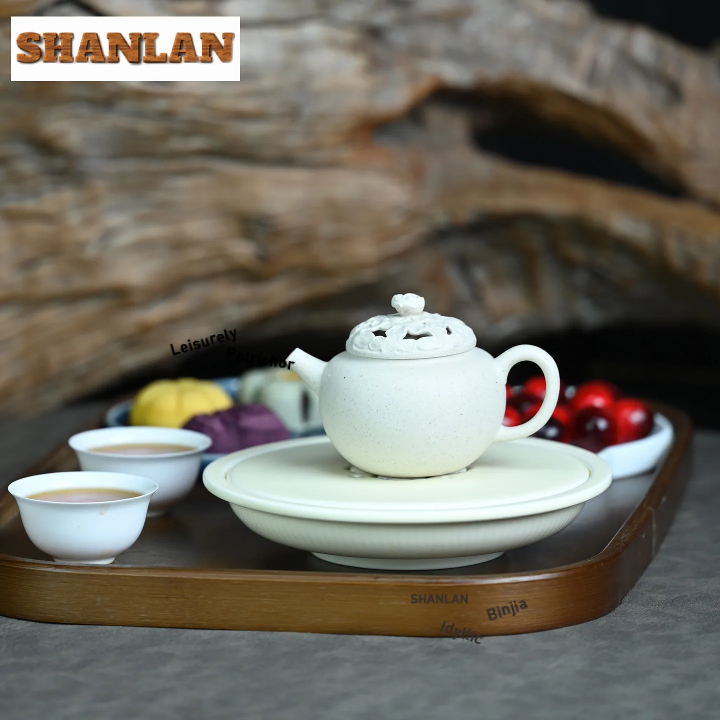 150 مللي رائعة ييشينغ الأرجواني الطين أباريق الشاي اليدوية الجوف القرع وعاء الخام الخام الأبيض الطين غلاية الصينية Zisha طقم شاي الهدايا الحرفية #5