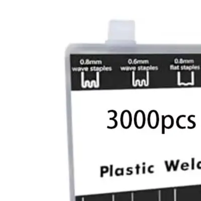 Tool Bumper Repair Kit Hot for stapler Staples Compatible With Nylon PVC ABS 0.8mm Corner Staples 304 Stainless Steel