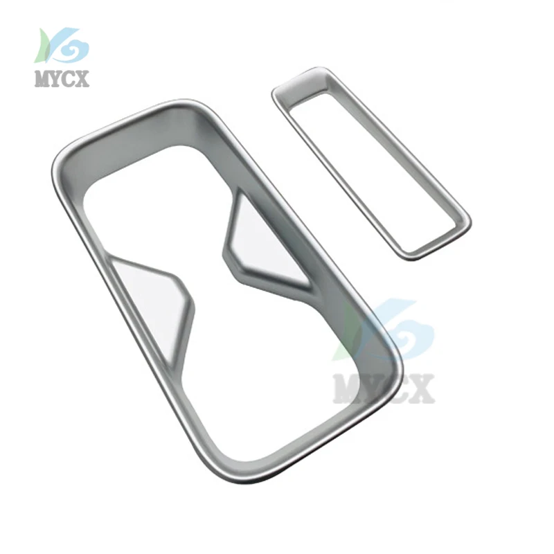 Cubierta de portavasos ABS cromado, decoración para Honda HR-V HRV VEZEL 2021 2022, accesorios de embellecedor Interior superposición