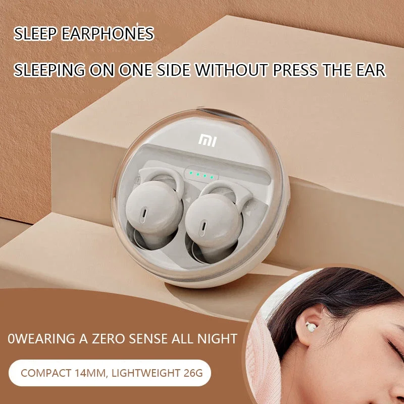 

Xiaomi Q26 Headphones Bluetooth 5.3 Sleeping Earphone Mijia Wireless Invisible Earbuds Comfortable Noise Canceling Headphones