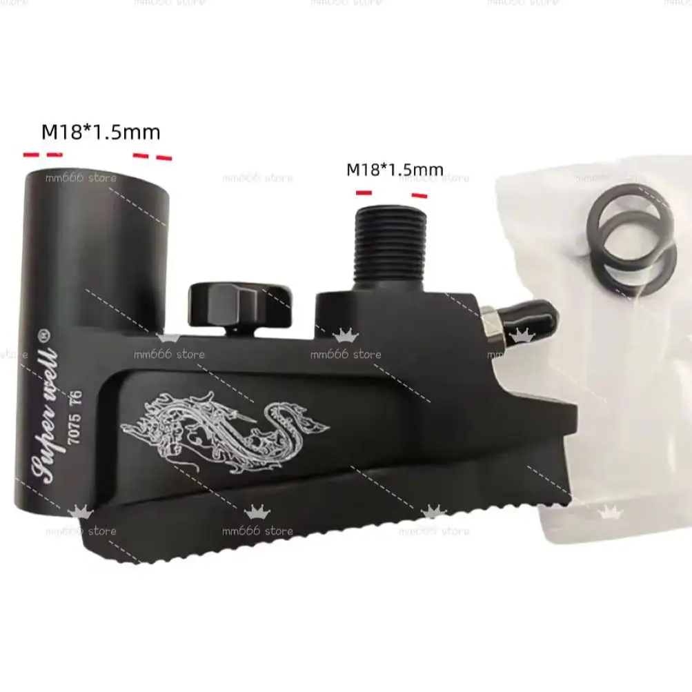 Air Force valve U-shaped adapter, connection thread M18 * 1.5mm, air pressure 40MPA