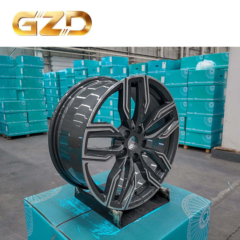 GZD Passenger Car Wheels Monoblock Custom 16-24 Inch 5*112 New Design Flowers Shaped Wheels For Audi Q7 Alloy Wheels