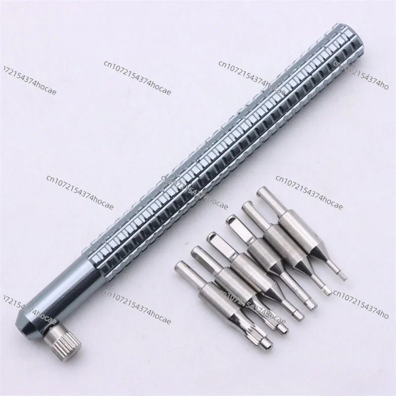 Watch Repair Tools: Handle The Tube Opening Set, Internal Hex and Octagonal Opening, Watch Disassembly and Tube Opening