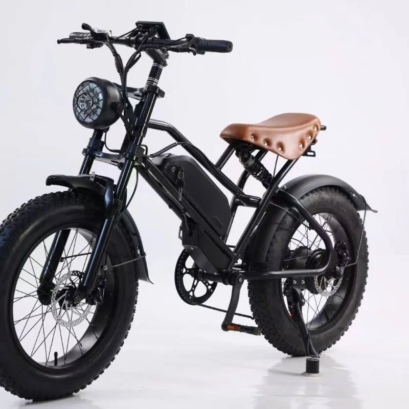 Double variable speed male and female students off-road takeaway disc brake oil brake electric bicycle