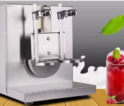 Automatic Double Cup Bubble Tea Shaker Machine With Timer 110V/220V Boba Milk Tea Shaker