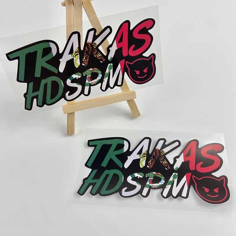 TRAKAS HDSPM Funny Motorcycle Stickers Waterproof Motorbike Front Fairing Fuel Tank DIY Car Window Body Durable Vinyl Decals