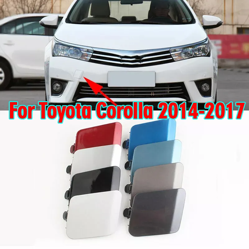 

For Toyota Corolla 2014-17 Car Front Bumper Towing Hook Eye Cover Trailer Cap