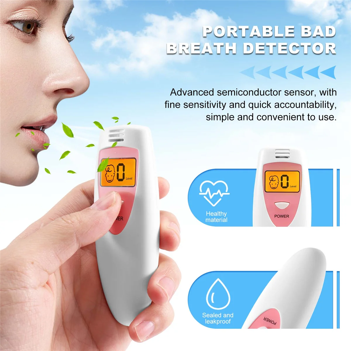 Portable Bad Breath Detector Oral Hygiene Condition Tester M Hot sale tools e Supplies