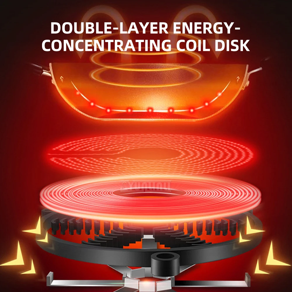 Commercial Induction Cooker Circular ฝัง Panela Inducao 195 มม.หม้อร้อนเปียโน Cottura A Induzione