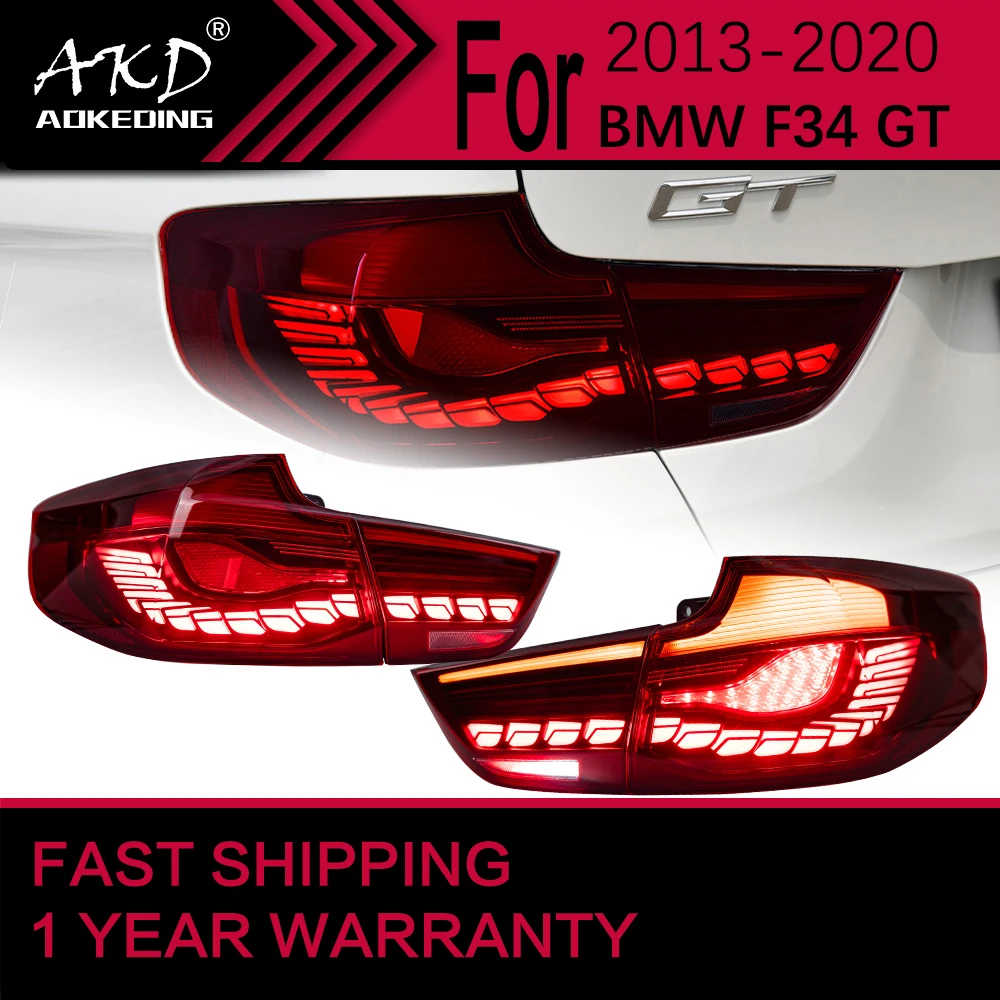 Car Lights for BMW F34 GT LED Tail Light 2013-2020 3GT 335i 328i Rear Stop Lamp Brake Signal DRL Reverse Automotive Accessories