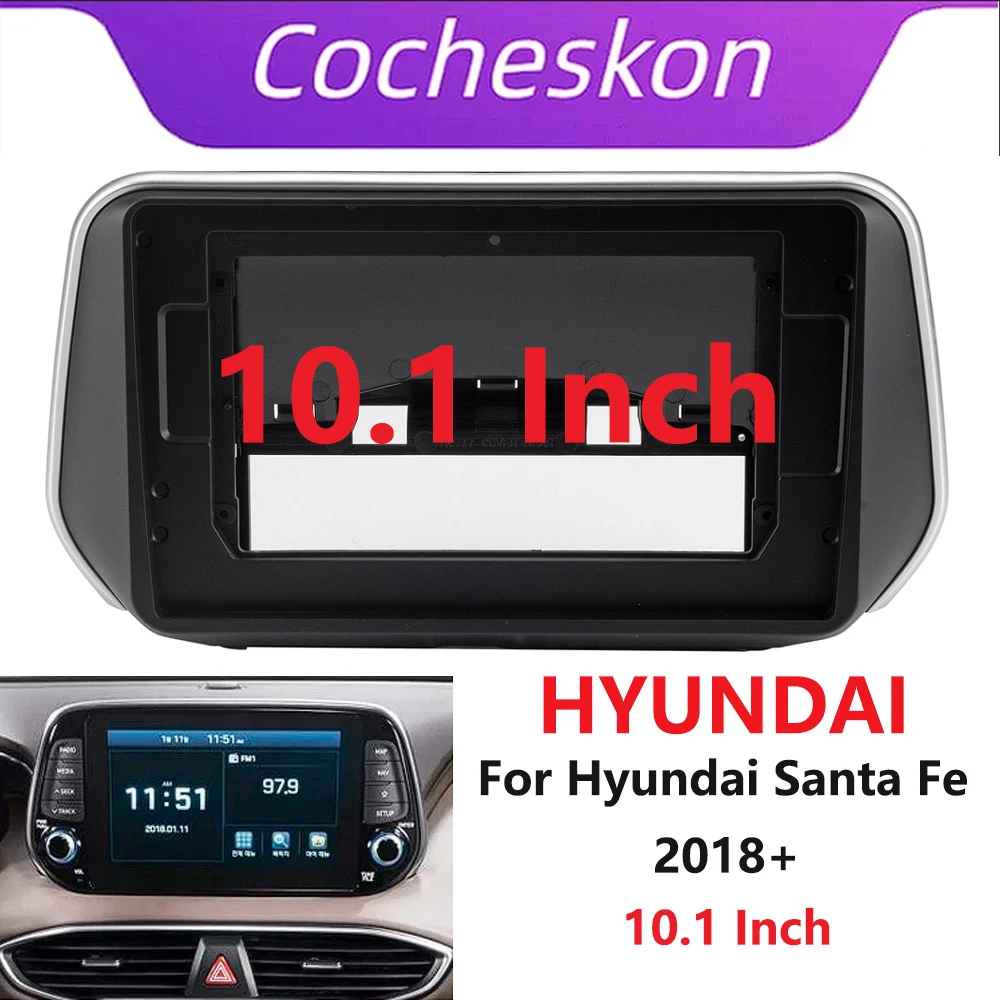 

Автомобильный радиоприемник 10 дюймов для HYUNDAI Santa Fe Santafe IX45 2018-2022, стерео, Android, MP5, GPS плеер, 2 Din, панель Fascia, рамка, крышка приборной панели