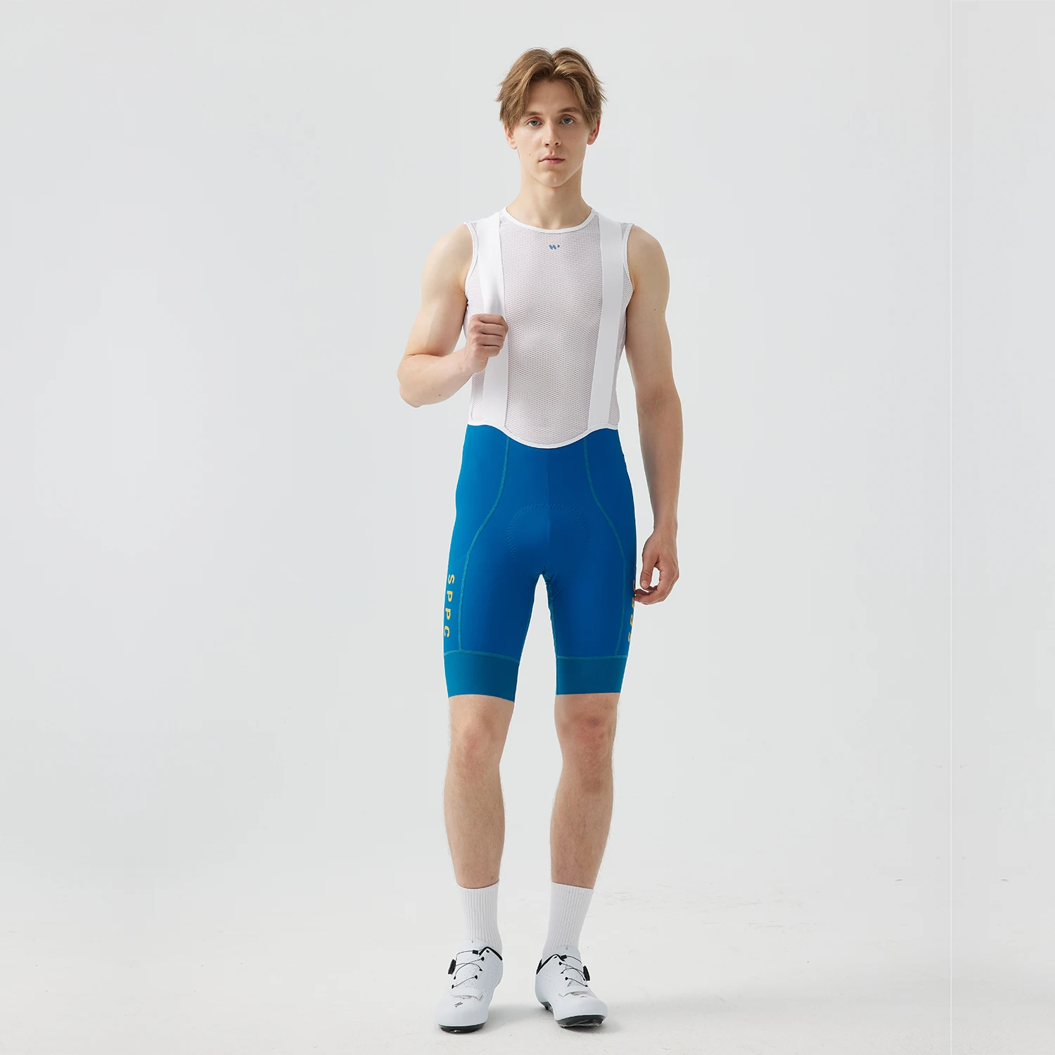 SPEXCEL SPPC 2025 All NEW Men's RACE Cargo Bib Shorts Lightweight Quick Dry and Breathable Fabric with Elastic Interface Pad