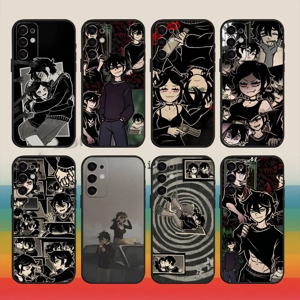 حافظة هاتف The Coffin of A-Andy وL-Leyley لهاتف Samsung S25، S24، S23، S22، S21، S20، Ultra، Plus، FE غطاء ناعم أسود #1