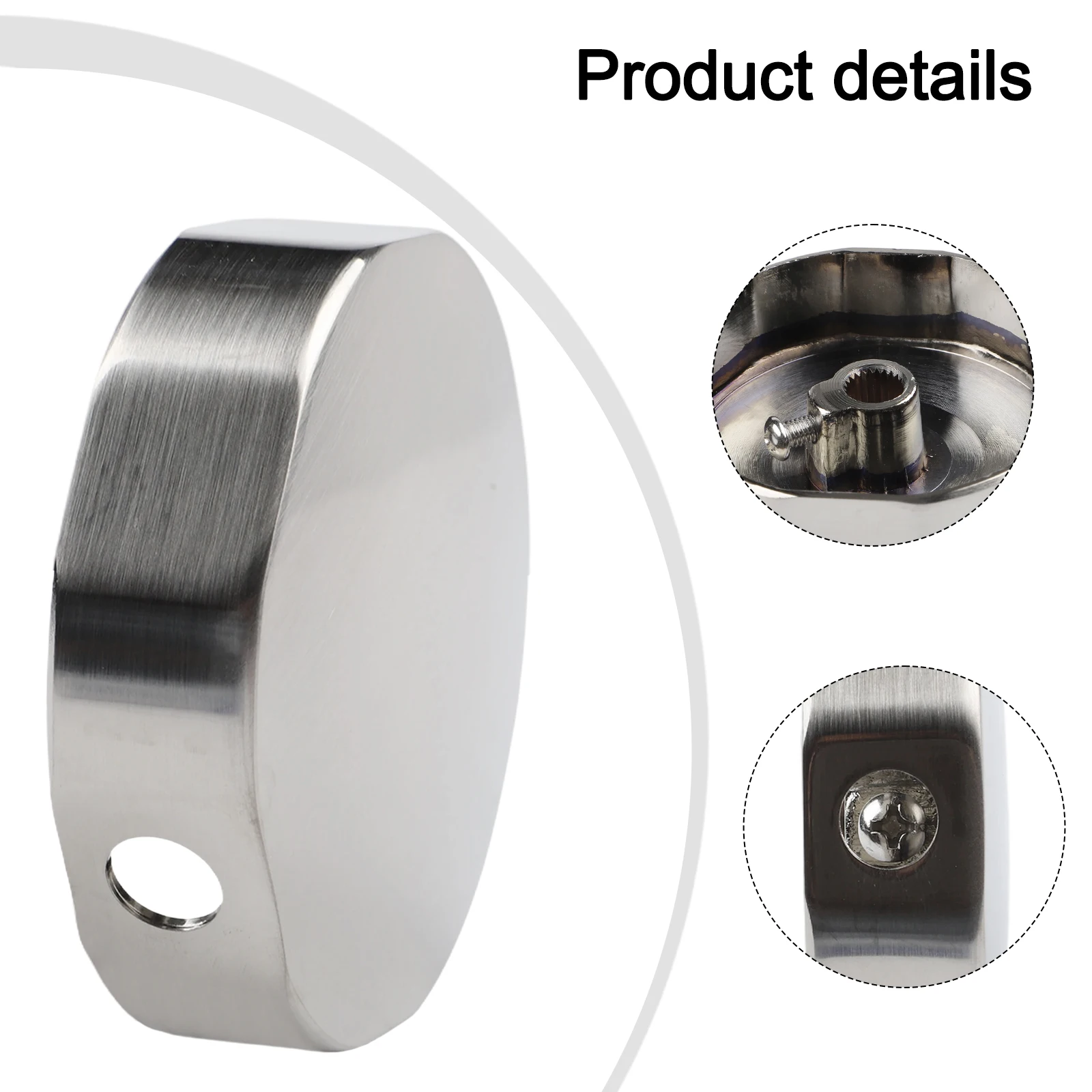 Brass Bath Handle Overflow Knob Round Shape Tool-free Installation Water Flow Control Refined Finish For Bathtub