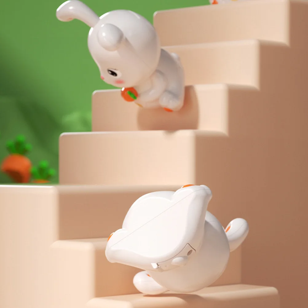 クリエイティブなウサギの貯金箱、プラスチック製のお金貯めポット、子供用コインバンク、ウサギの形をした素敵な誕生日プレゼント、プラスチック製のコインバンク